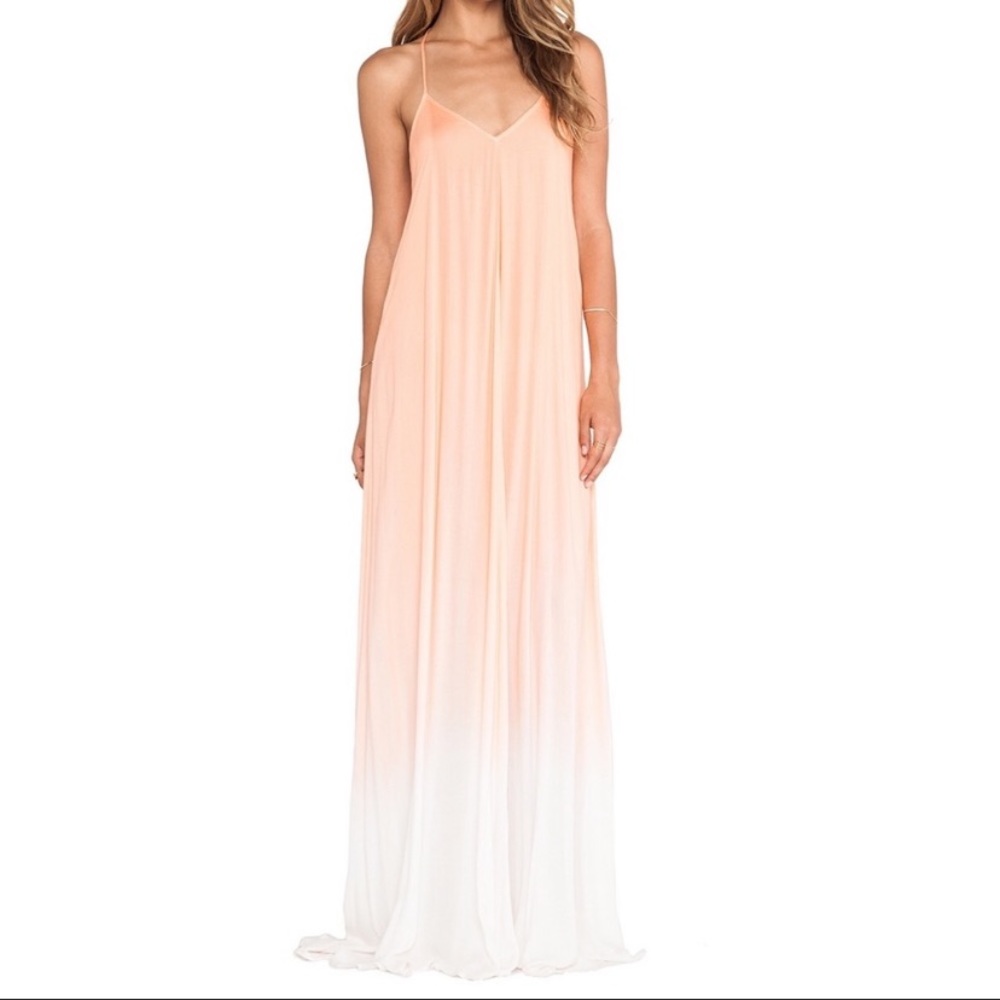 Young Fabulous Broke Fortune Maxi Dress XS Melon